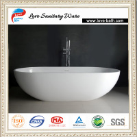 Freestanding solid stone bathtub Lv-8619