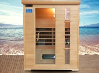1500x1100x1900 mm Hemlock 3 person Sauna Room HK-GM03A