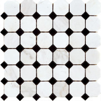 octangon marble mosaic for traditional kithchen backsplash