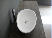 Stone surface bathroom basin Lv-9035