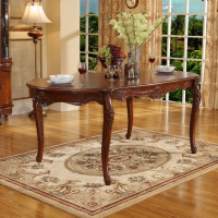 american country style dinner table and chairs F9222