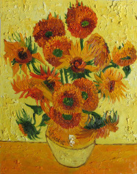 High quality Impression famous Van Gogh sunflower paintings