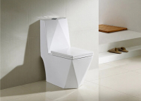 One Piece Toilet Ceramic Siphon YZ-8001-B