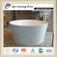 Freestanding Resin Stone Bathtub Lv-8226