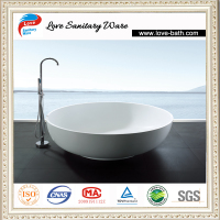 Soaking Freestanding Bowl Shape Round Bathtub Lv-8610