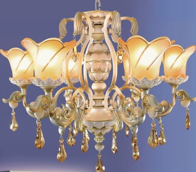 Big Luxury Warm Ceiling Lamp