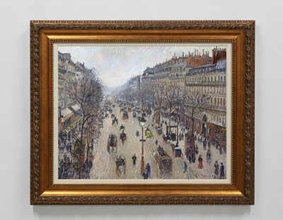 Noisy Street Painting On Canvas Home decor from designer Camille Pissarro