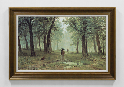 The Mast Tree Grove, 100\% Handmade Landscape Oil Painting Canvas Reproduction of Ivan Ivanovich Shishkin