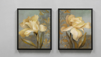 Pure hand-painted high quality oil painting designs simple, modern plants flower painting
