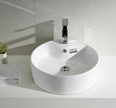 400x400x150mm Ceramic Round Basin Sink YS-003