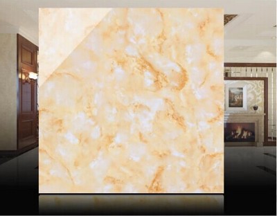 Imitation yellow onyx marble microcrystalline ceramic tile DZ-011