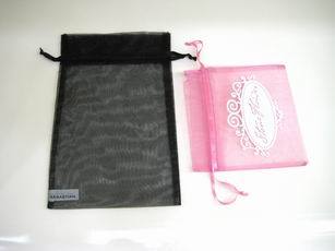 L-0010 Mesh Fabrics drawstring bag Cabinet and delicate good hand feel