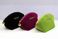 H-0033 Flannelette material cosmetic bag Hand Feel comfortable, Fashion, classic, Generous cosmetci bag