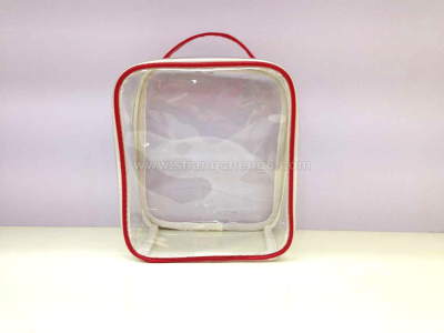 T-0003 Transparency PVC bag leather bag cosmetic packing bag