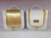 D-0019 Pearl grain leather hand bag fashion cosmetic handbag parctical bag