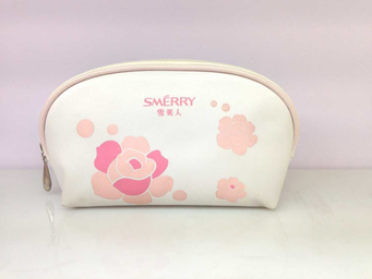 H-0052 cute and lovely cosmetic bag small bag with lovely pink flower pattern