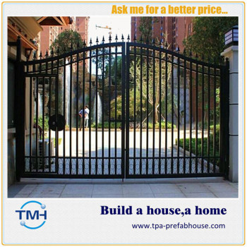 TPA-F16 Powder Coated Zinc Steel Fence Gate 