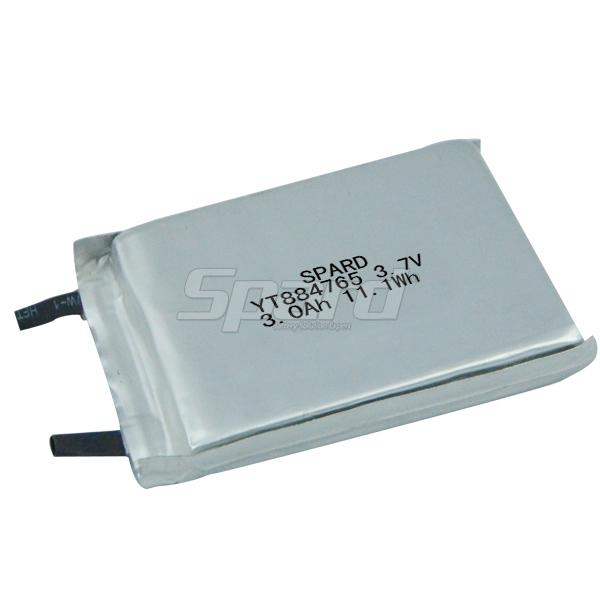 Li-Polymer Battery General 3.7V 3.0Ah YT884765