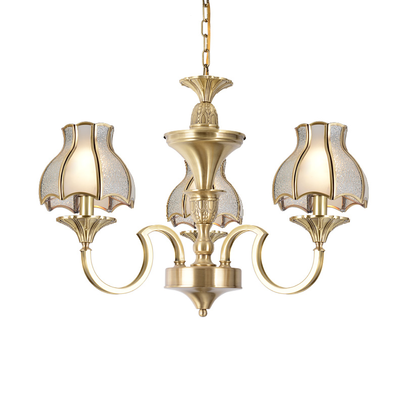 contemporary antique brass 5 light chandelier residential for dining room