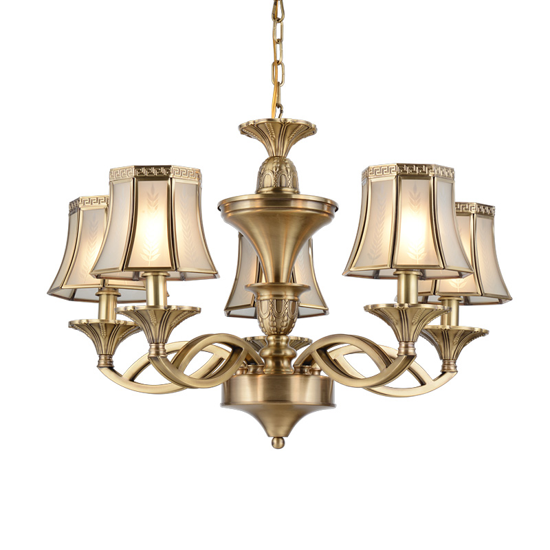 big copper glass decorative chandeliers EME LIGHTING manufacture