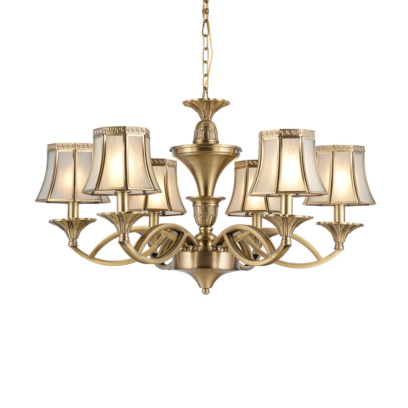 glass luxury antique brass chandelier home EME LIGHTING Brand company