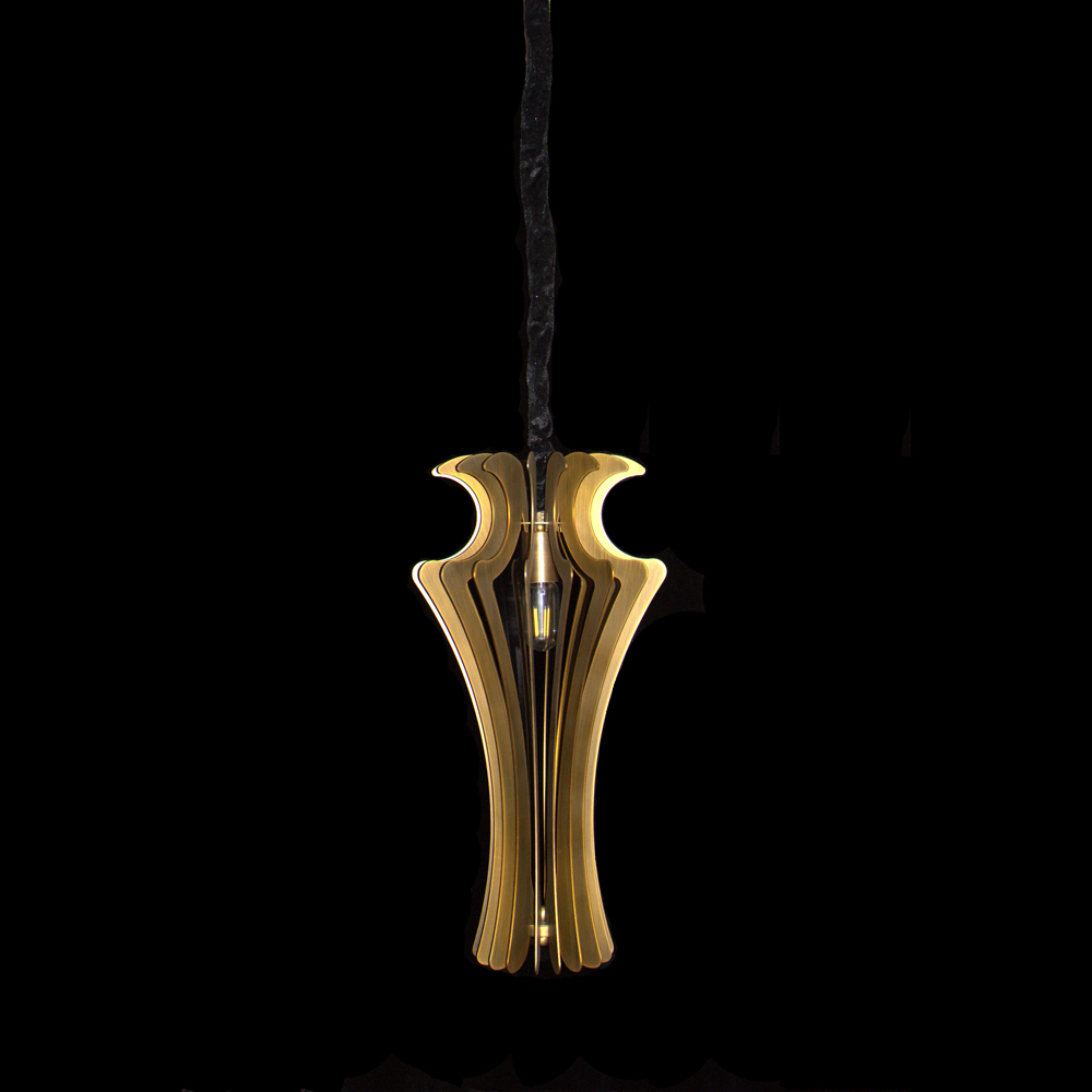 Hot copper and glass pendant light decorative EME LIGHTING Brand