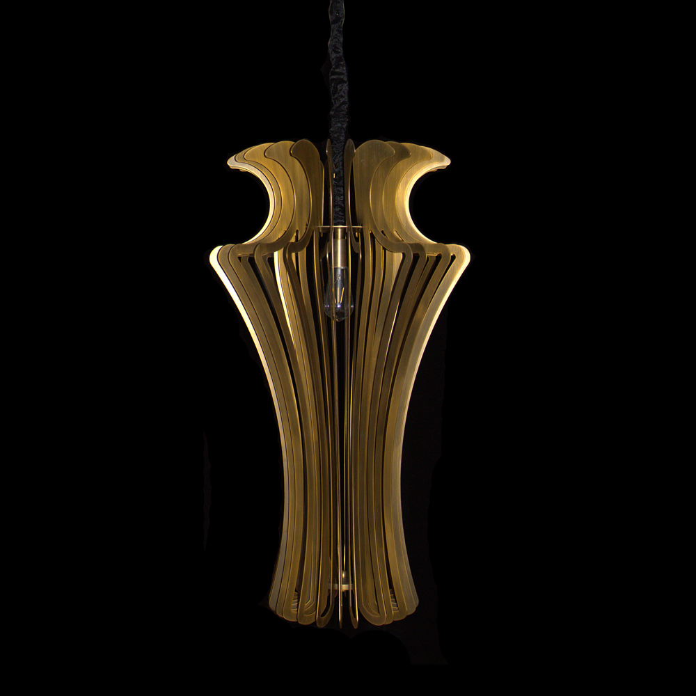 copper pendant elegant simple EME LIGHTING Brand copper and glass pendant light supplier